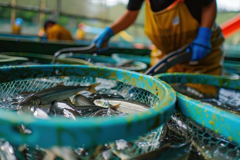 Techniques de pêche, Tri et Calibrage en pisciculture